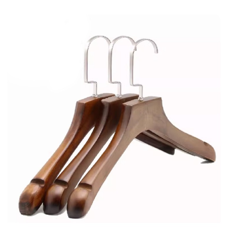 고급 나무 옷걸이